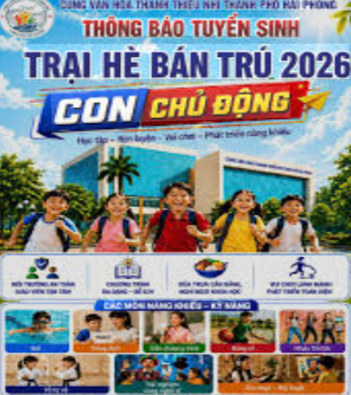 Chương trình Hè Bán trú 2026 – Học văn hóa, rèn kỹ năng